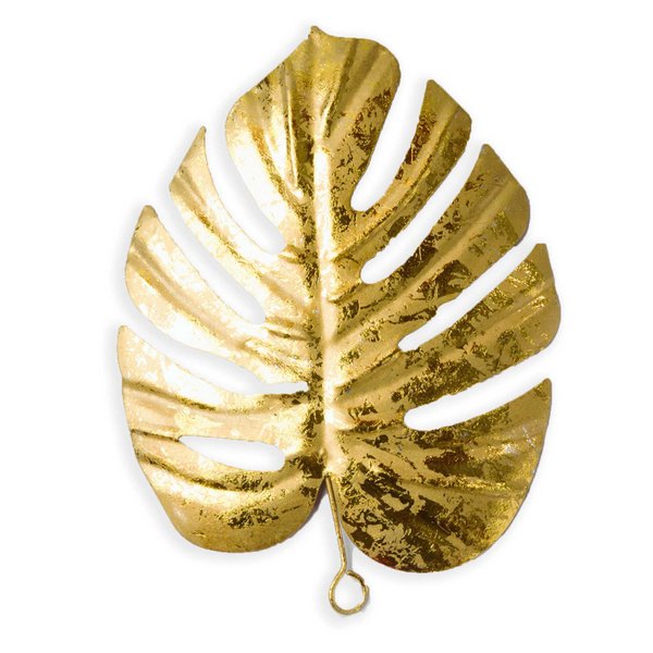 Foglia di decorazione natalizia 
