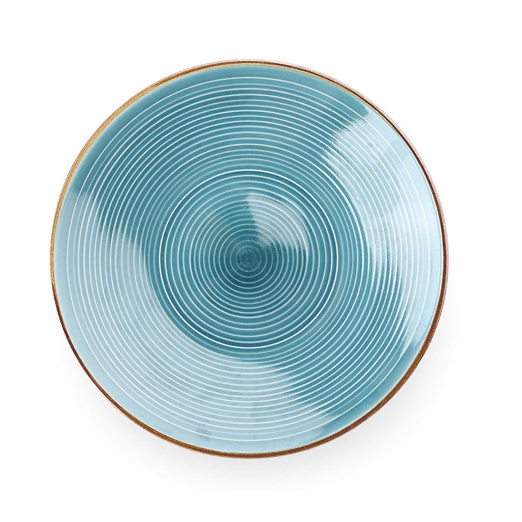 Handgefertigter Keramik-Anhänger blau