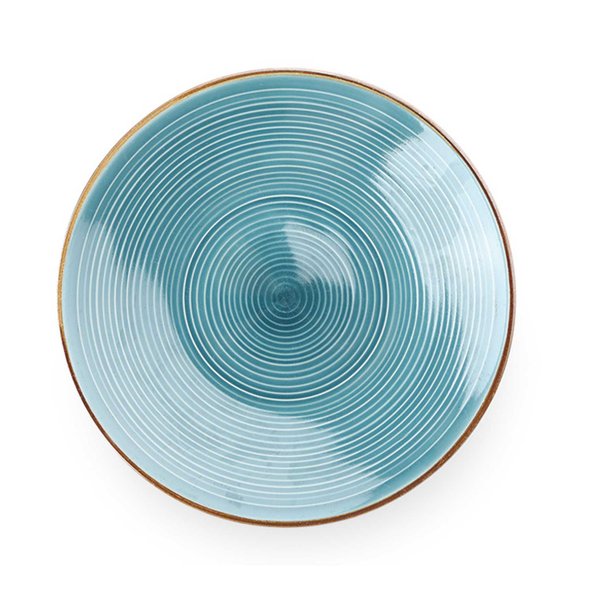 Ciondolo fatto a mano in ceramica blu