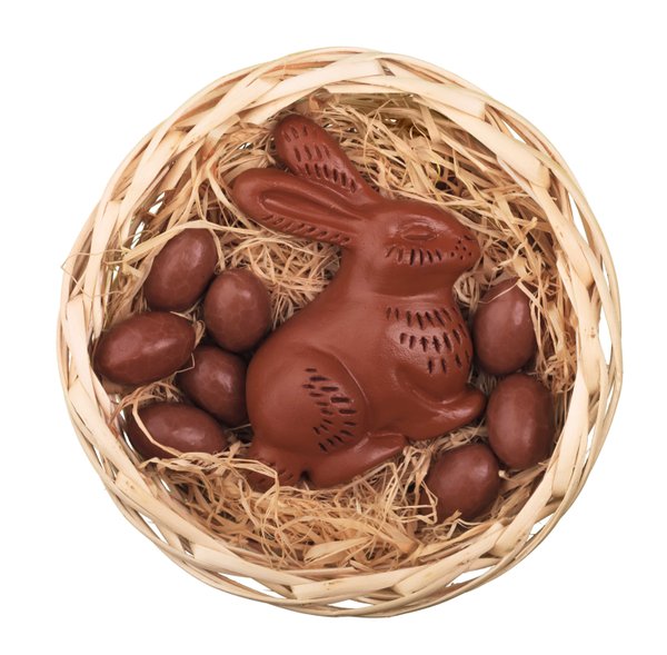 Cestino pasquale di cioccolato